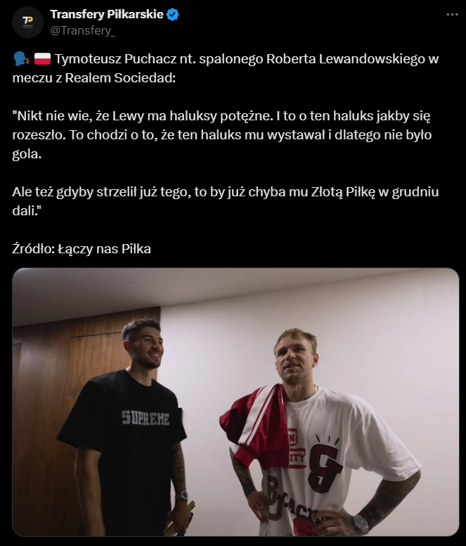 HIT! Puchacz wyjaśnia SPALONEGO Lewego z meczu z Realem Sociedad xD